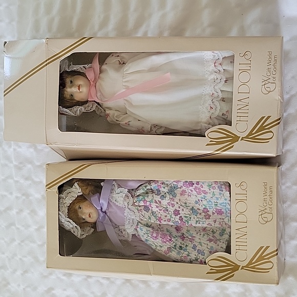 Gorham China Dolls - 2 , Lavender & Lace and Rosebud - Picture 8 of 11